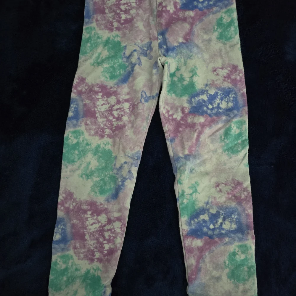 Cat & Jack Pastel Tie-Dye Leggings - Green, Blue & Purple